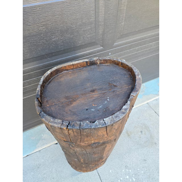 Vintage Storage or Grain Barrel For Sale - Image 11 of 11