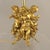 Fire-gilded solid bronze with three celebrating Bacchus putti Putto height: 20 cm Lamp width (bottom): 20 cm Total height...