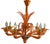 Orange Chandelier by Barovier & Toso For Sale - Image 9 of 12