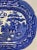 Antique Allerton’s Ltd Blue Willow Serving Platter Made in England - Circa 1830’s For Sale - Image 4 of 12