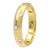 Tiffany & Co. 18k Yellow Gold + Platinum Etoile Diamond Band Ring Size 5.5 For Sale