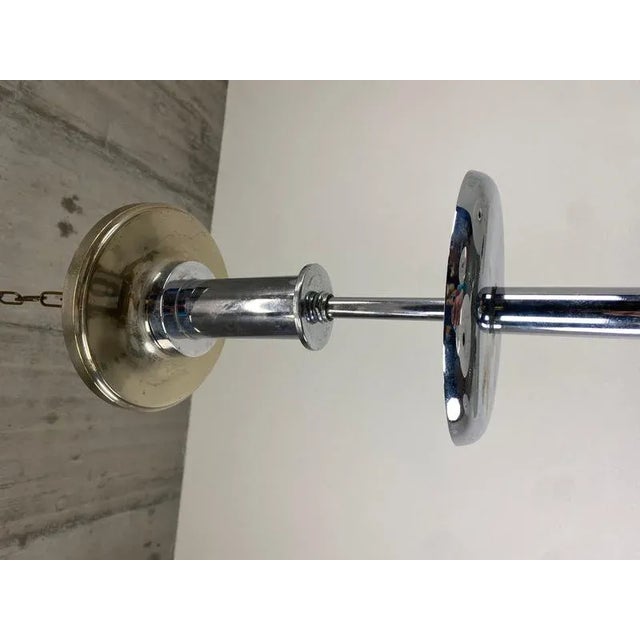 Large Functionalist Bauhaus Chandelier, 1930s For Sale - Image 11 of 12