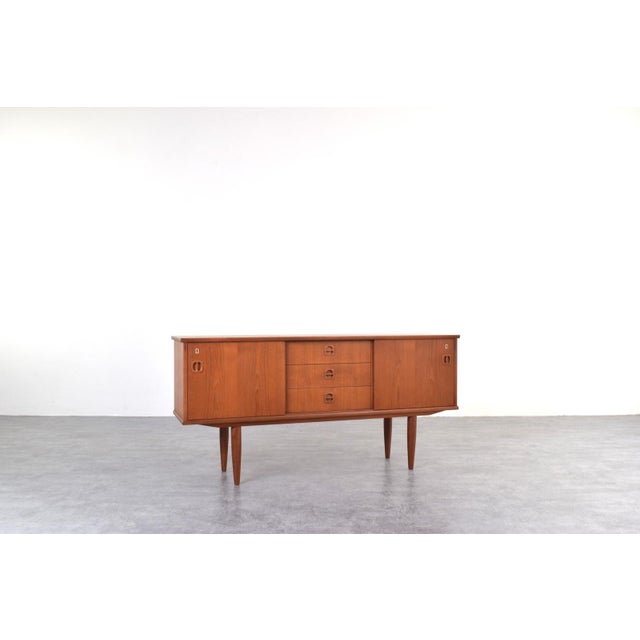 Mid-Century Danish Teak Sideboard, 1960s For Sale - Image 4 of 18