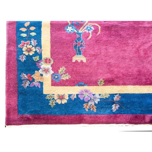 Early 20th Century Chinese Art Deco Rug For Sale - Image 4 of 12