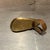Mid-Century Modern Vintage Mid-Century Modern Triangular Tray Hammered Brass For Sale - Image 3 of 8