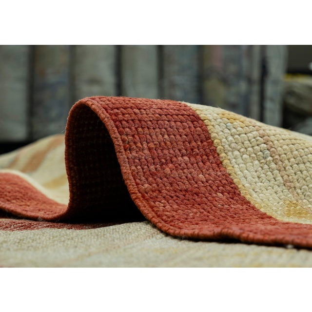 Textile Turkish Oushak Rug 11'11" x 15'8" #18542 For Sale - Image 7 of 8