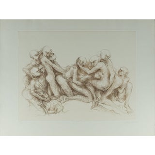 Jacques Deffontaine, Grotesques, Nude, Lithograph For Sale
