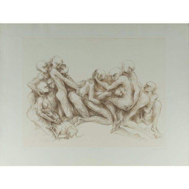Jacques Deffontaine, Grotesques, Nude, Lithograph For Sale