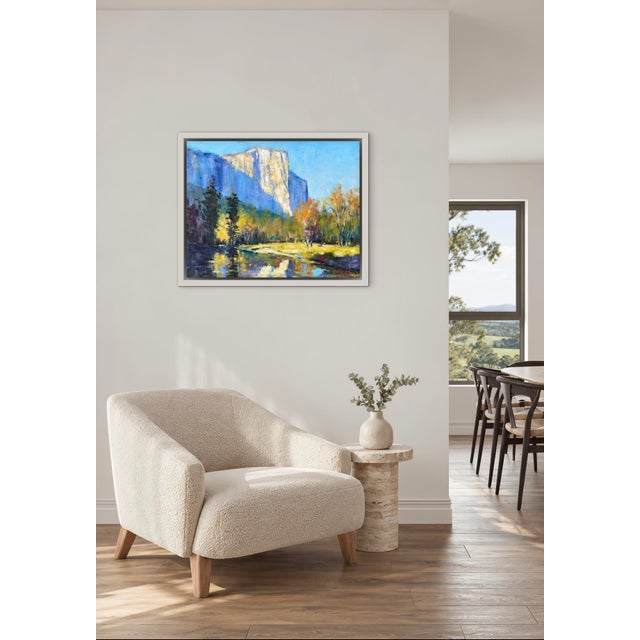 El Capitan in Autumn Gold - Original Oil Painting Landscape For Sale - Image 10 of 10