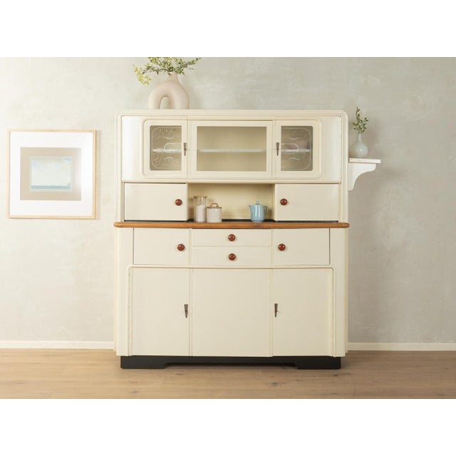 Mid-Century Modern Art Deco Kitchen Cabinet, 1920s For Sale - Image 3 of 18