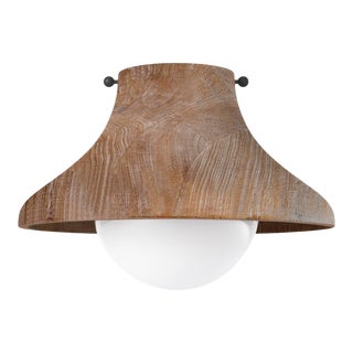 Regina Andrew Surfside Wood Flush Mount, Natural For Sale