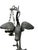 Mid-Century Modern 19th Century Pompeiian Bronze Neoclassical Grand Tour Souvenir Oil Lamp Heron For Sale - Image 3 of 17