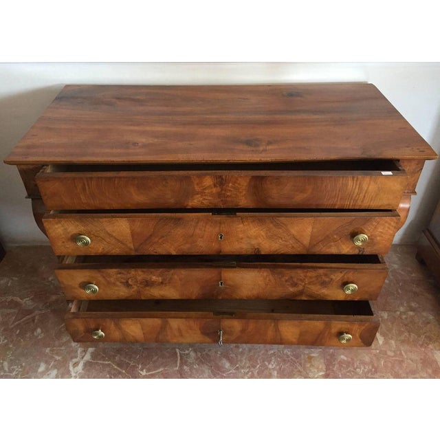 19th Century French Empire Walnut Commode Dresser For Sale In Nashville - Image 6 of 6