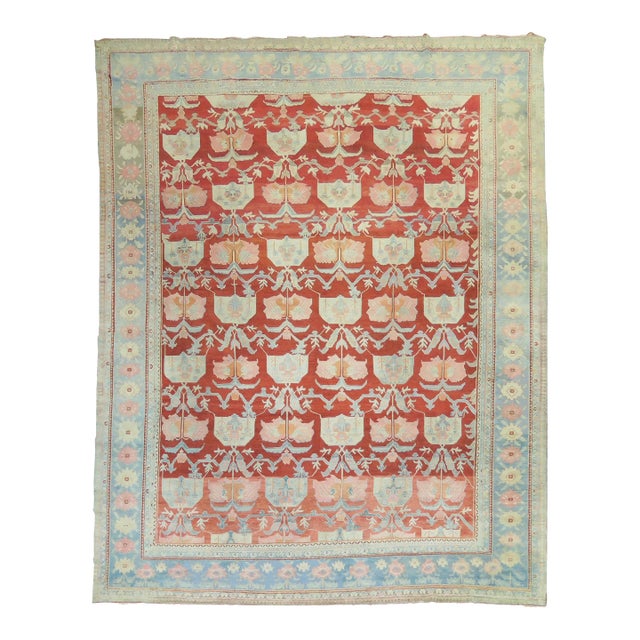 Early 20th Century Beautiful Persian Floral Pattern Fine Carpet For Sale