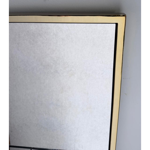 Modern Modern Cityscape Smoked Paneled Wall Mirrors, Pair For Sale - Image 3 of 7