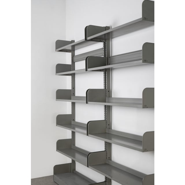 Metal Bookcase by Gio Ponti for Parma Antonio & Figli, 1950s, Set of 2 For Sale - Image 7 of 13