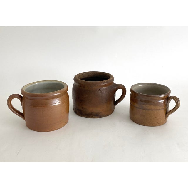 Ceramic 1950s French Burgundy Stoneware Pot For Sale - Image 7 of 9