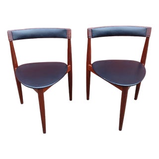 Set of Danish Modern Teak Chairs by Hans Olsen for Frem Røjle, 1960s, Set of 2 For Sale