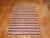 Mid 20th Century Vintage Zabihi Collection Striped Turkish Kilim - 5'6" x 8'2" For Sale - Image 5 of 8