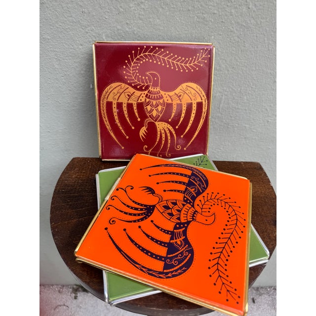 Tiles – Brazilian Artist Glazed Ceramic Set, Rio De Janeiro For Sale - Image 4 of 4