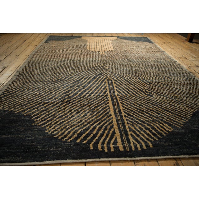 Textile Afghani Moroccan Design Carpet For Sale - Image 7 of 13