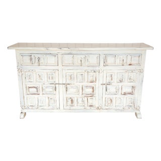 Vintage Spanish Sideboard in Oak, 1920s For Sale