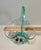 Vintage Loetz Control Bubbles Uranium Glass Basket With Applied Cherries For Sale - Image 9 of 9