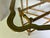 Camel 1970s Attributed to Baker Regency Faux Bamboo Rectangular Glass and Brass Coffee Table For Sale - Image 8 of 11