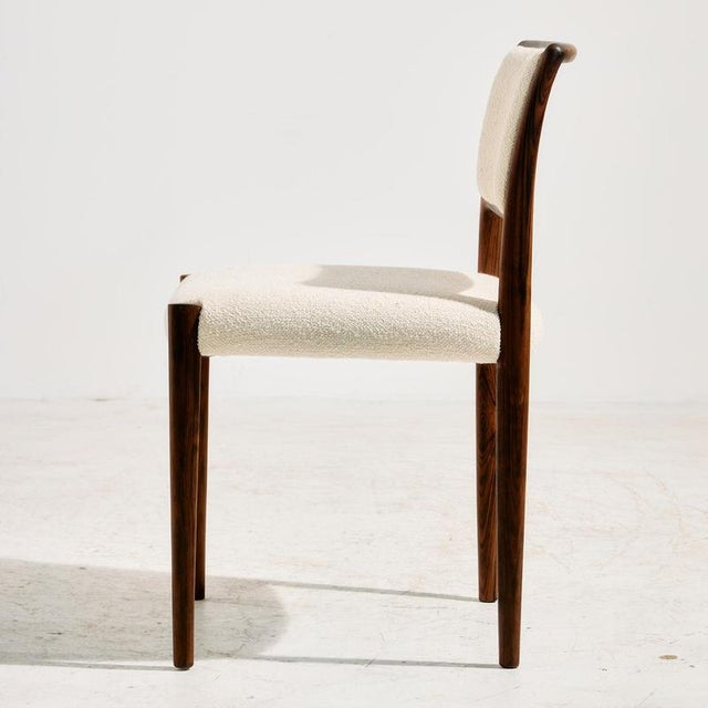 Rosewood Model 80 Dining Chairs by Niels O. Møller for J.L. Møllers Møbelfabrik, 1960s, Set of 2 For Sale - Image 4 of 14