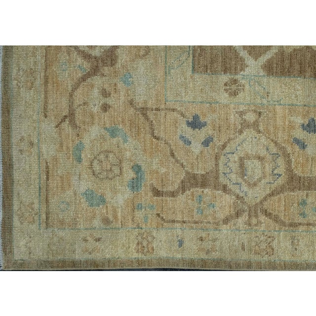 Turkish Oushak Rug 9'7" x 12'6" #18639 For Sale - Image 4 of 8