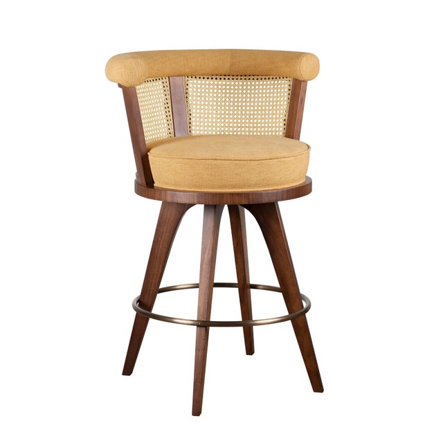 Contemporary George Bar Chair by Wood Tailors Club For Sale - Image 3 of 9