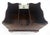 Large Chippendale Campaign Style Mahogany Brass Magazine Rack c1970s MINT For Sale - Image 6 of 14