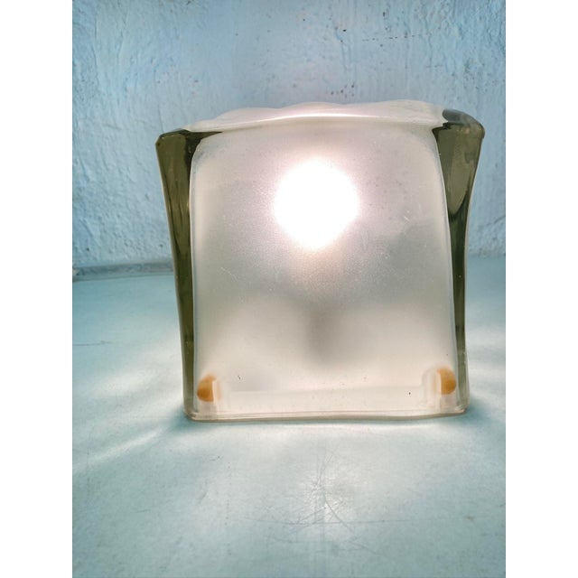 1990s Iviken Glass Ice Cube Lamp from Ikea, 1990s For Sale - Image 5 of 11