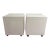 Vintage Postmodern Side Tables / Nightstands Cubes on Casters - A Pair For Sale