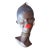 Vintage Mid Century Modern Ceramic African Woman Wall Light Sconce, C1950s For Sale
