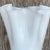 Vintage Pleated White Glass Vase For Sale - Image 10 of 11