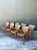 Vintage Palecek Woven Rattan “ Jordan” Dining Chairs - Set of 8 For Sale In West Palm - Image 6 of 12