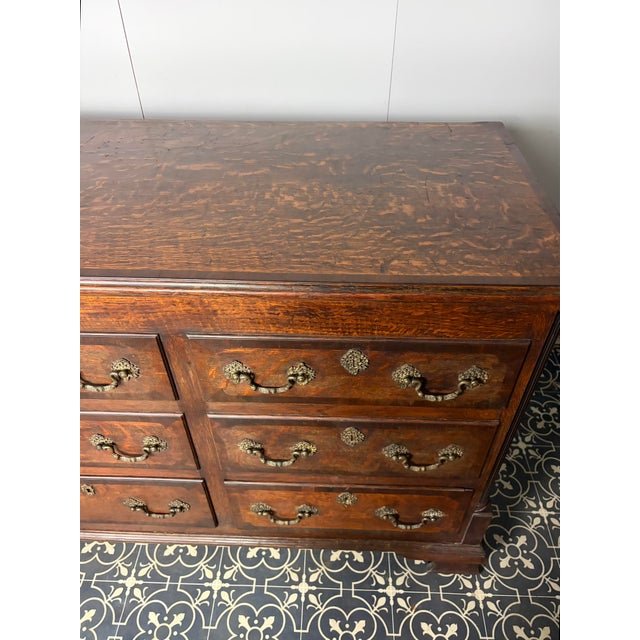 Antique George III Oak Lancashire Mule Chest For Sale - Image 5 of 18