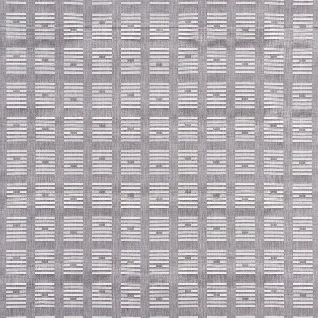 Contemporary Schumacher X Caroline Z Hurley Tiasquam Weave Fabric in Grey For Sale - Image 3 of 3