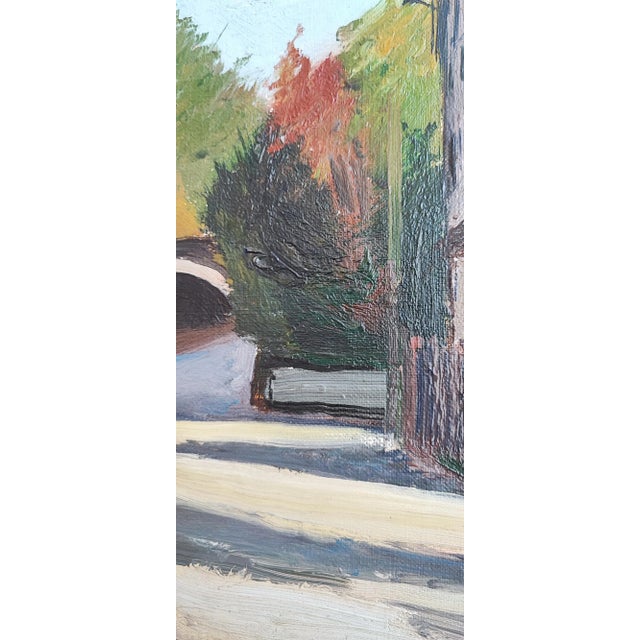 Henry Meylan, A côté du chemin de fer, Oil on Canvas For Sale - Image 6 of 9