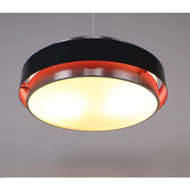 Fog & Mørup Vintage Sera Pendant Lamp by Jo Hammerborg for Fog & Mørup, 1960s For Sale - Image 4 of 12