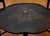 French Country 1950s French Country Black Bistro Set With Vintage Mersman Scalloped Table For Sale - Image 3 of 6