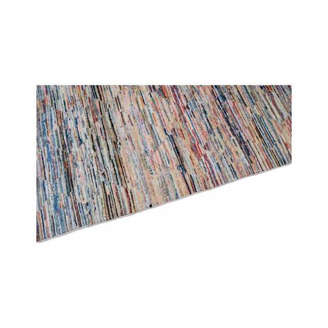 1960s Multicolor Modern Wool Rug For Sale - Image 5 of 7