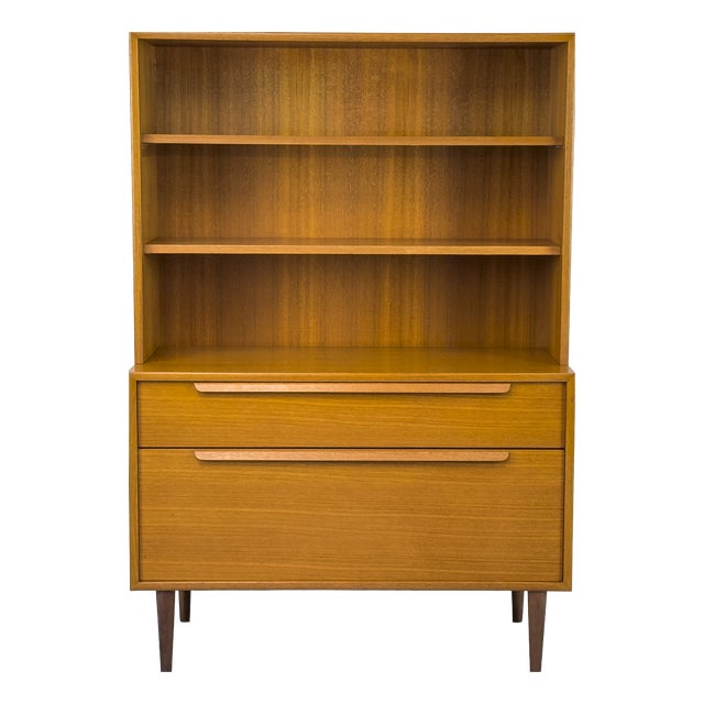 Teak Bookcase with Drawers from WK Möbel, 1960s For Sale