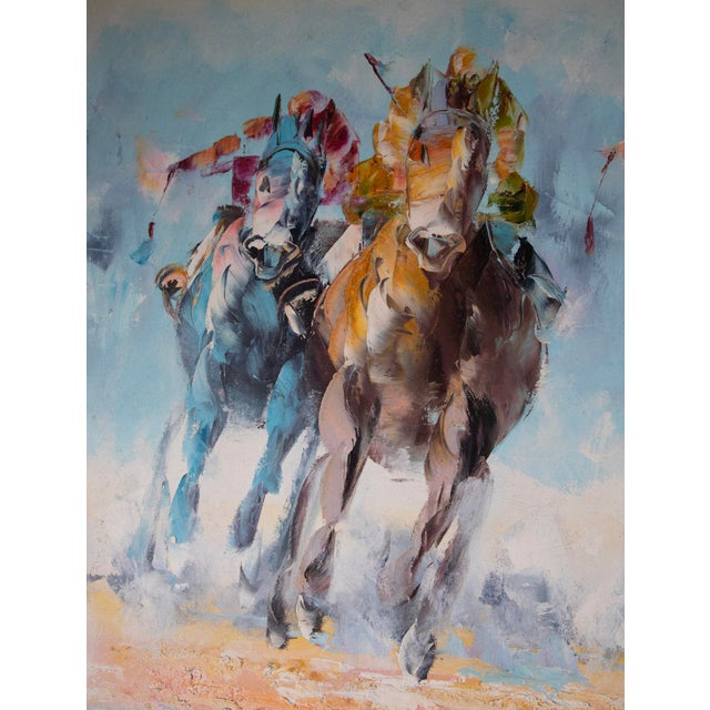 Anthony Veccio - American – Horse Racing - Oil on Canvas - 28.5" H x 41" W About the Artist Anthony Veccio (born 1949) is...