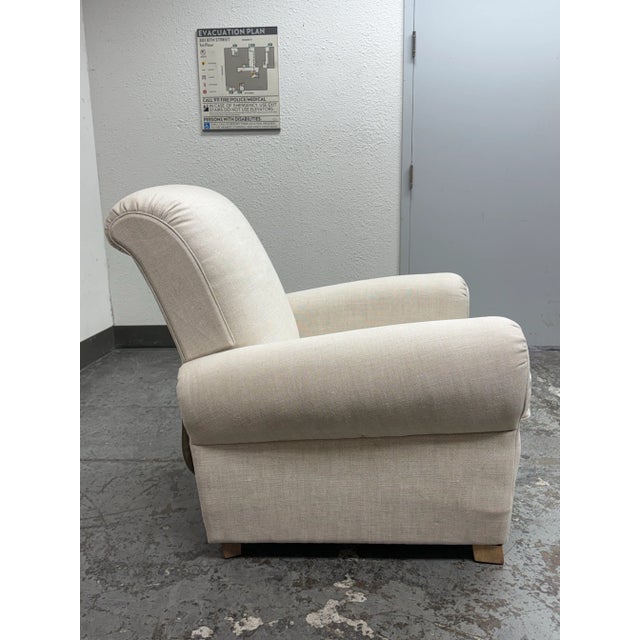 Restoration Hardware 1920's Parisian Club Recliner For Sale In San Francisco - Image 6 of 12