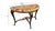 Brown Console Table Pen Shell Horn Brass & Swans For Sale - Image 8 of 9