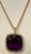110Ct Cushion Amethyst & 5 Ct Diamond Pendant Necklace 14 K Yellow Gold + Chain For Sale - Image 4 of 18
