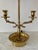 1960s French Bouillotte Lamp With Black Tole Shade and Dolphin Motif Base For Sale - Image 5 of 12