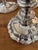 English Silver Plated Candlesticks With Round Bases For Sale - Image 3 of 3